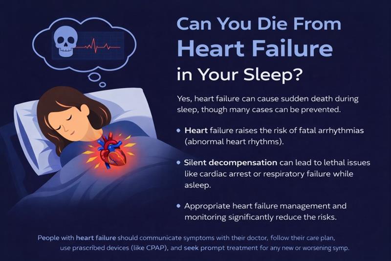 Can You Die From Heart Failure in Your Sleep?