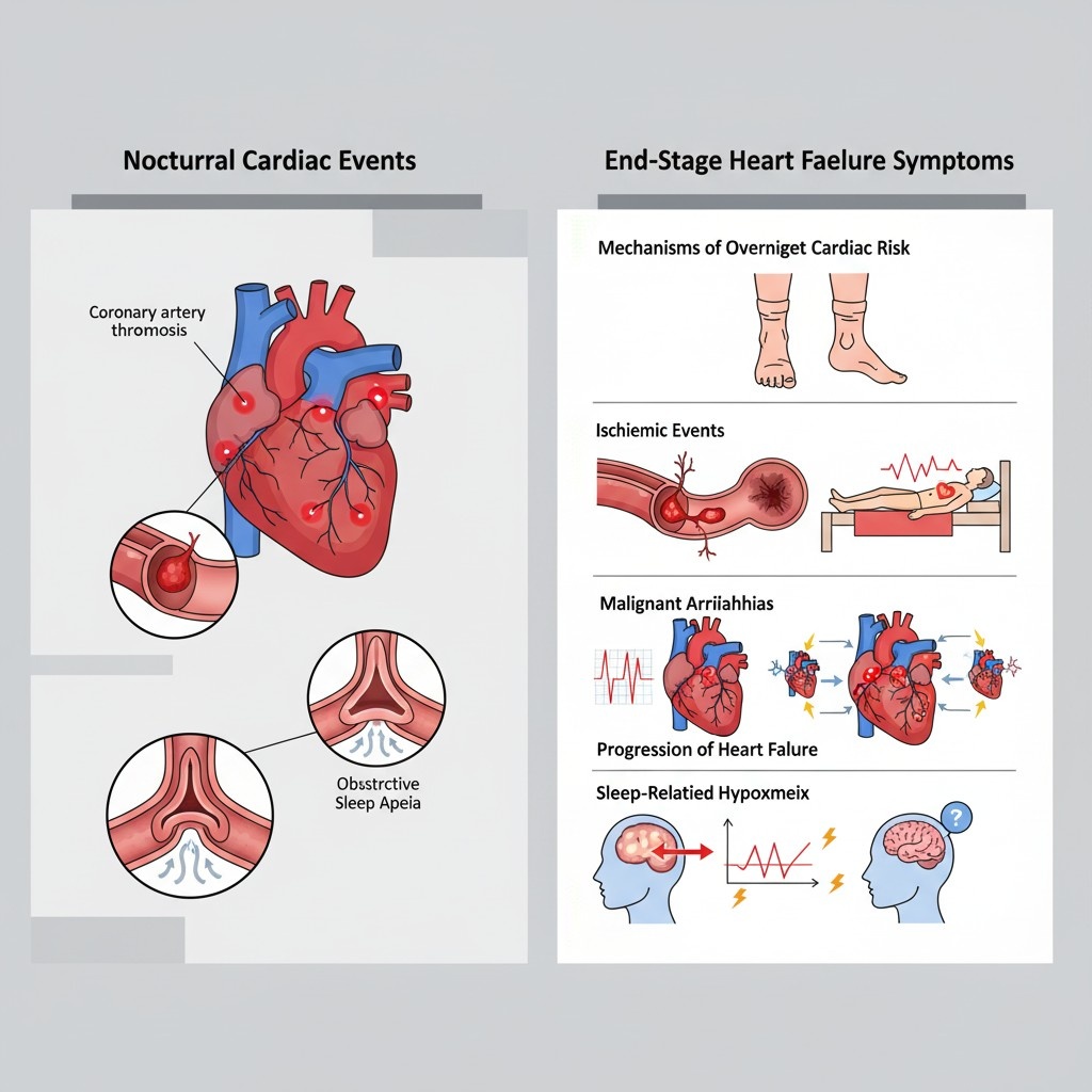 dying of heart failure in your sleep, can you have a heart attack in your sleep, heart attack in sleep, sudden cardiac arrest, end-stage heart failure