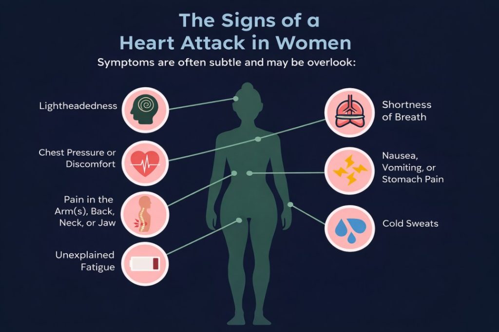 Heart Attack Symptoms in Women