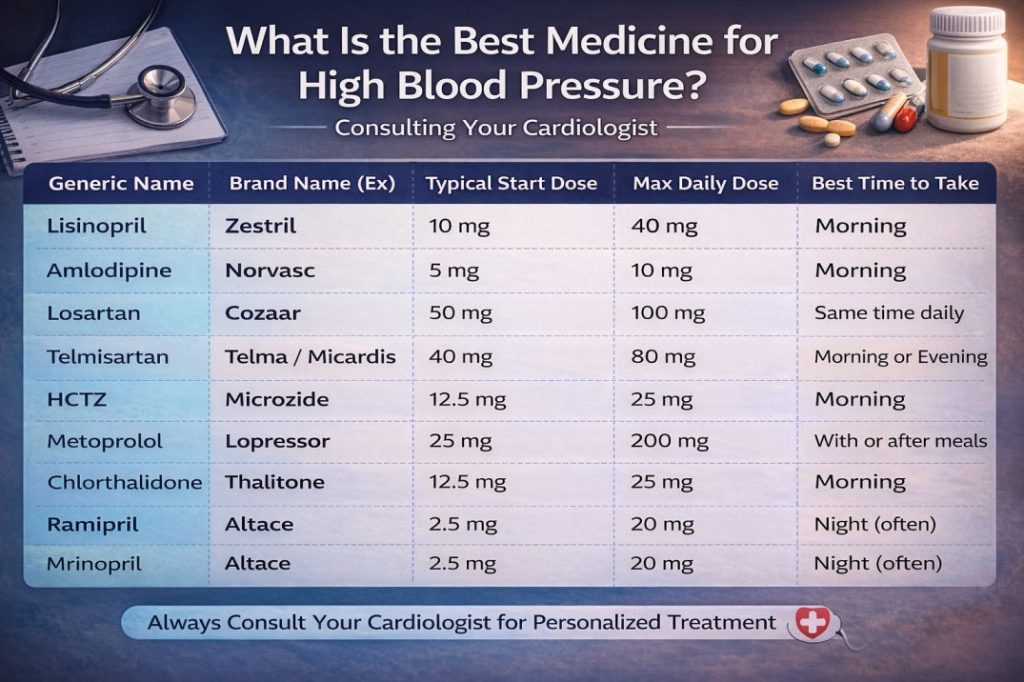 best medicine for high blood pressure