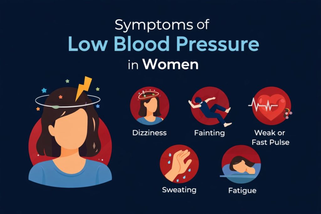 Symptoms of Low Blood Pressure in Women