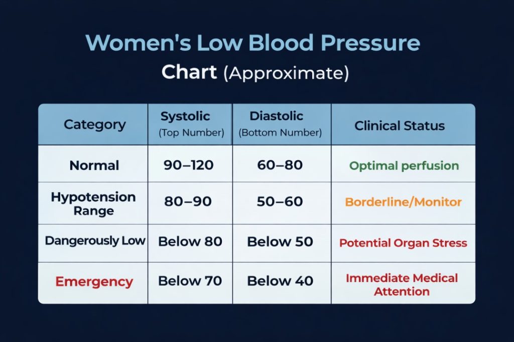 What Is a Dangerous Low Blood Pressure for a Woman