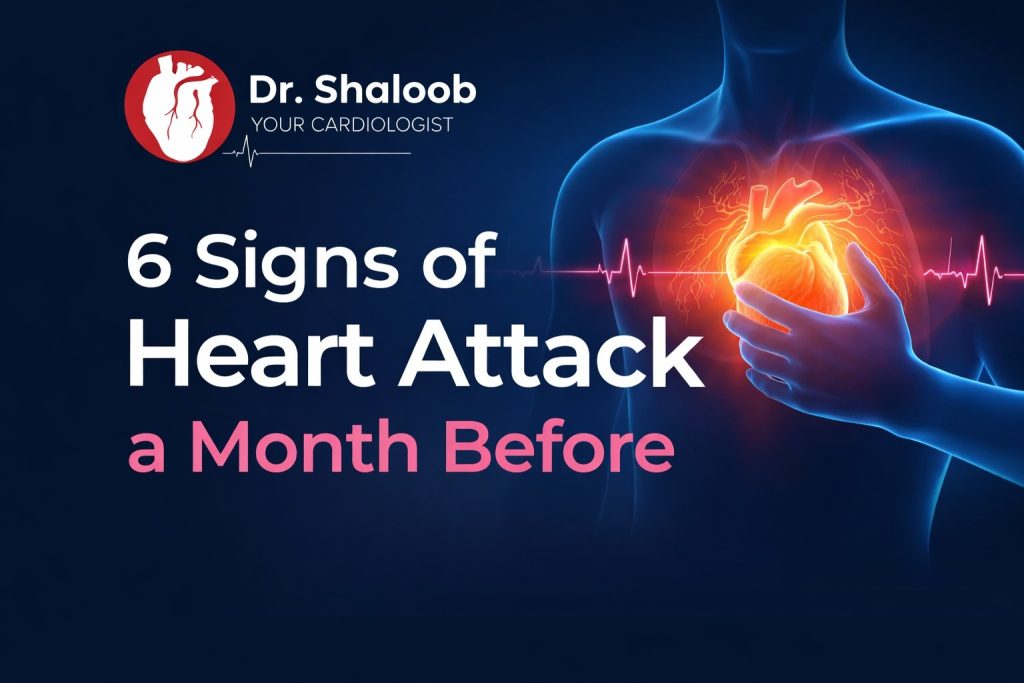 6 signs of heart attack a month before